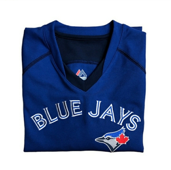 MAJESTIC MLB Toronto Blue Jays Youth Top Size XL NWOT! - Picture 7 of 7